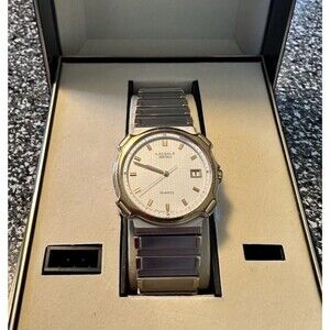 Vintage Seiko Lassale Watch Men Gold & silver two tone 9552-6009 Z4 in Box
